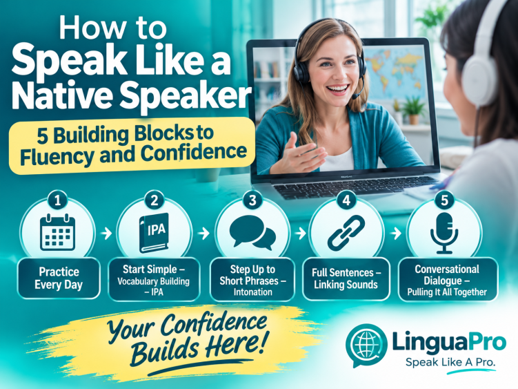How to Speak Like a Native Speaker: 5 Building Blocks to Confidence