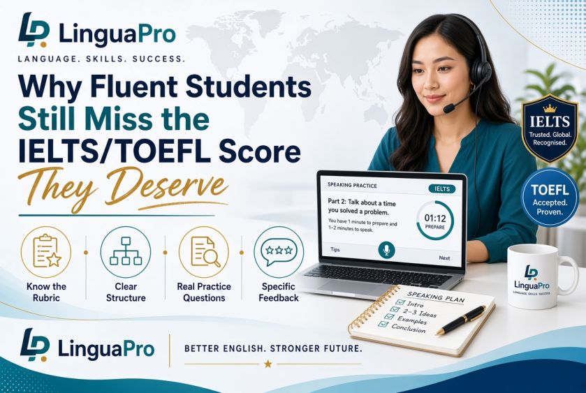 Why Fluent Students Still Miss the IELTS/TOEFL Score They Deserve